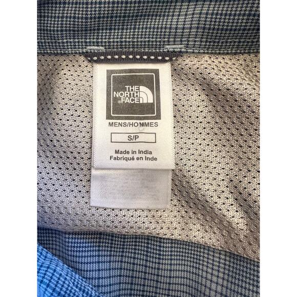 THE NORTH FACE MENS SHORT SLEEVE BUTTON DOWN PLAID SHIRT SIZE S - Picture 8 of 15